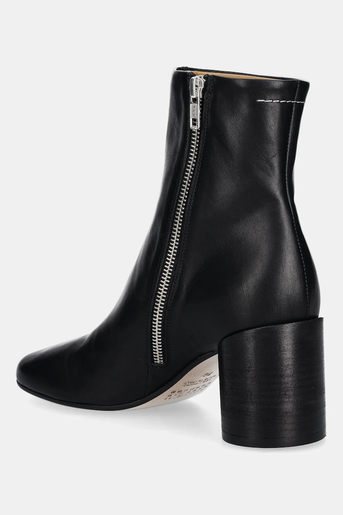 Shoes MM6 Maison Margiela leather ankle boots S59WU0260.P5000.T8013 black