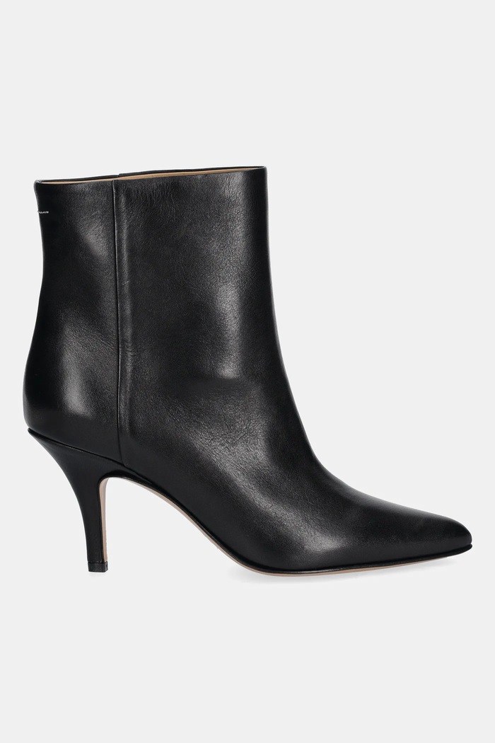 MM6 Maison Margiela bőr csizma S59WU0261.P6783.T8013 fekete AW25