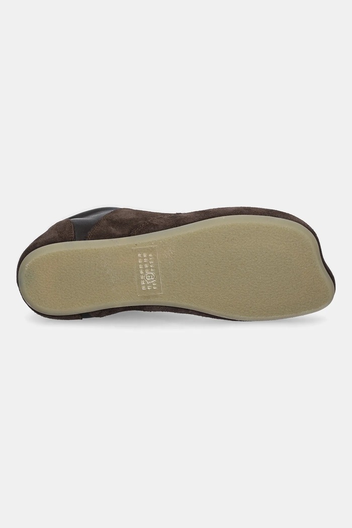 MM6 Maison Margiela sneakersy skórzane S66WS0106.P6435.T8009 czarny