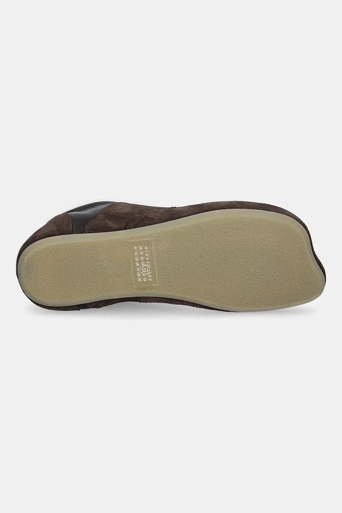MM6 Maison Margiela sneakersy skórzane S66WS0106.P6435.T8009 czarny