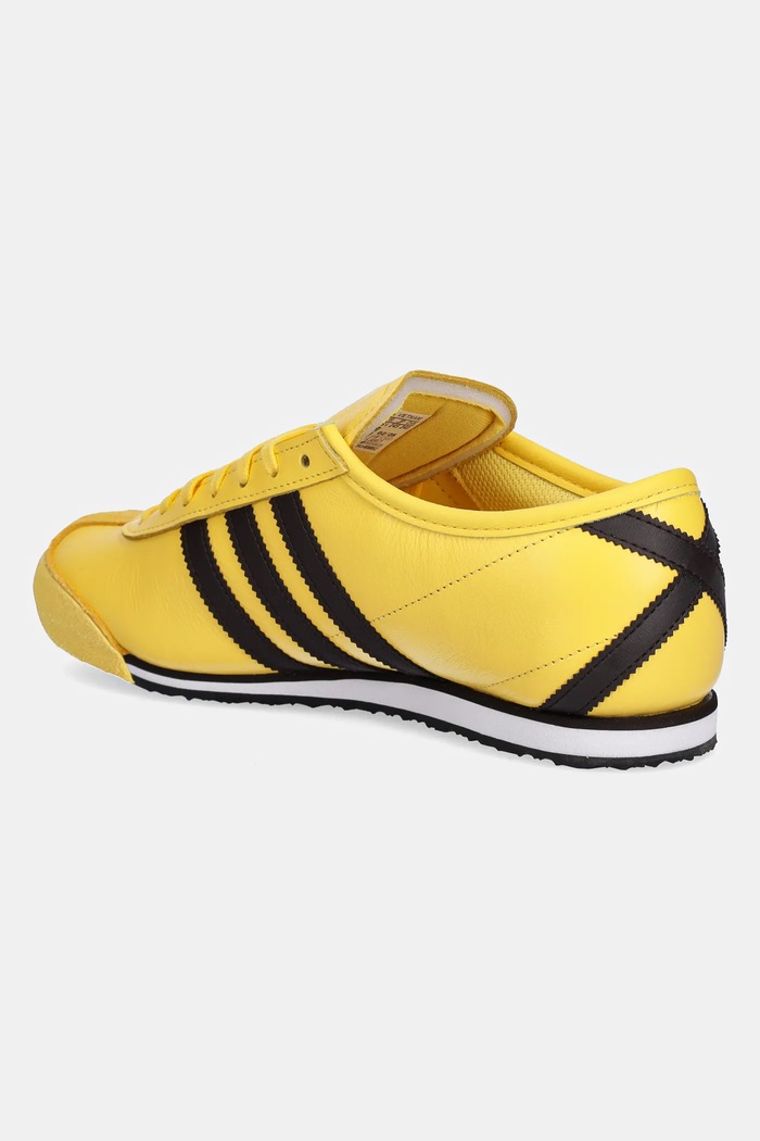 Obuwie adidas Originals sneakersy skórzane Italia 70S W JQ9071 żółty