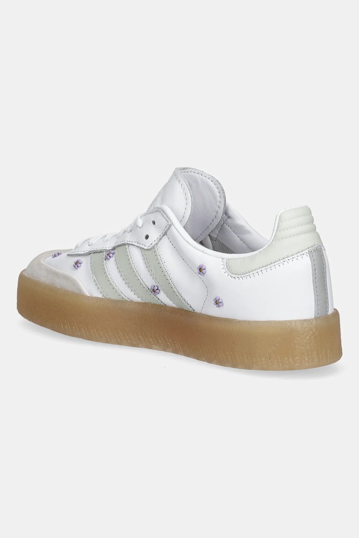 Obuwie adidas Originals sneakersy skórzane Sambae W JS3954 biały