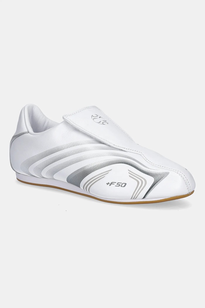 adidas Originals sneakersy skórzane Taekwondo F50 W niska biały JR6404