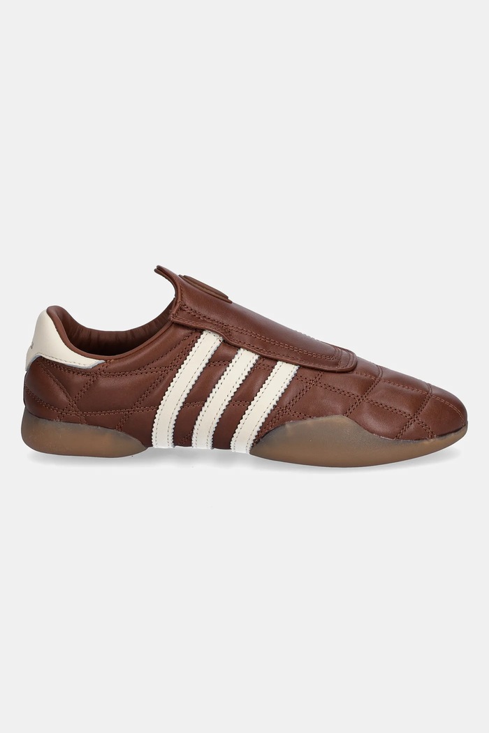 Шкіряні кросівки adidas Originals Taekwondo Mei W JR6017 коричневий AW25