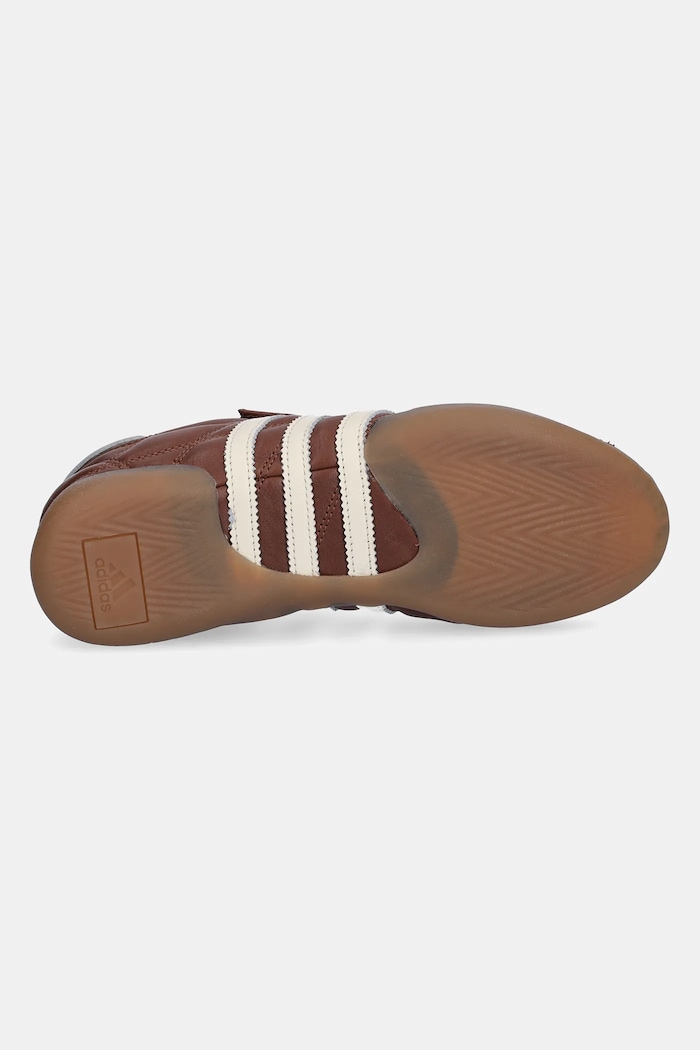 Шкіряні кросівки adidas Originals Taekwondo Mei W JR6017 коричневий