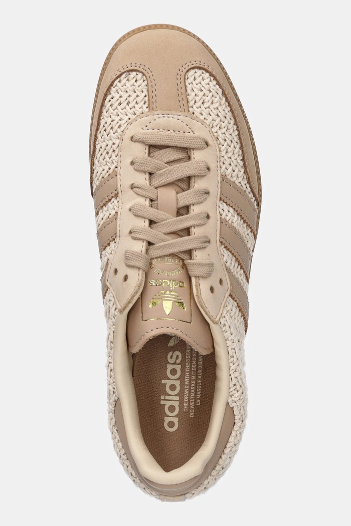 Topánky adidas Originals Samba Og W béžová JR9446