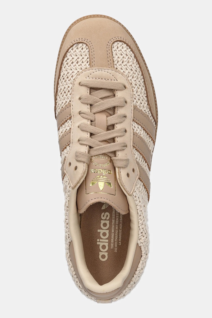 Topánky adidas Originals Samba Og W béžová JR9446