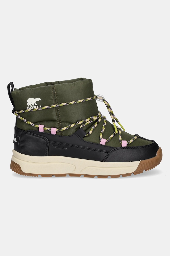 Snežke Sorel WHITNEY III SLIP-ON WP 2138501355 zelena AW25