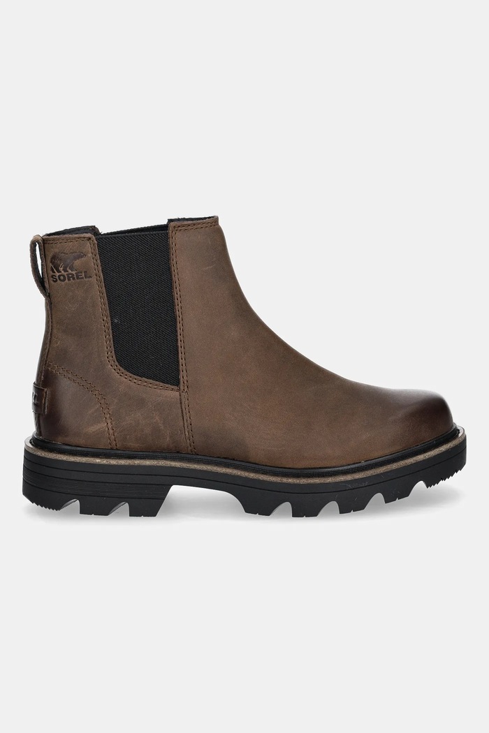 Topánky chelsea Sorel REVEL RD CHELSEA WP 2144881256 hnedá AW25