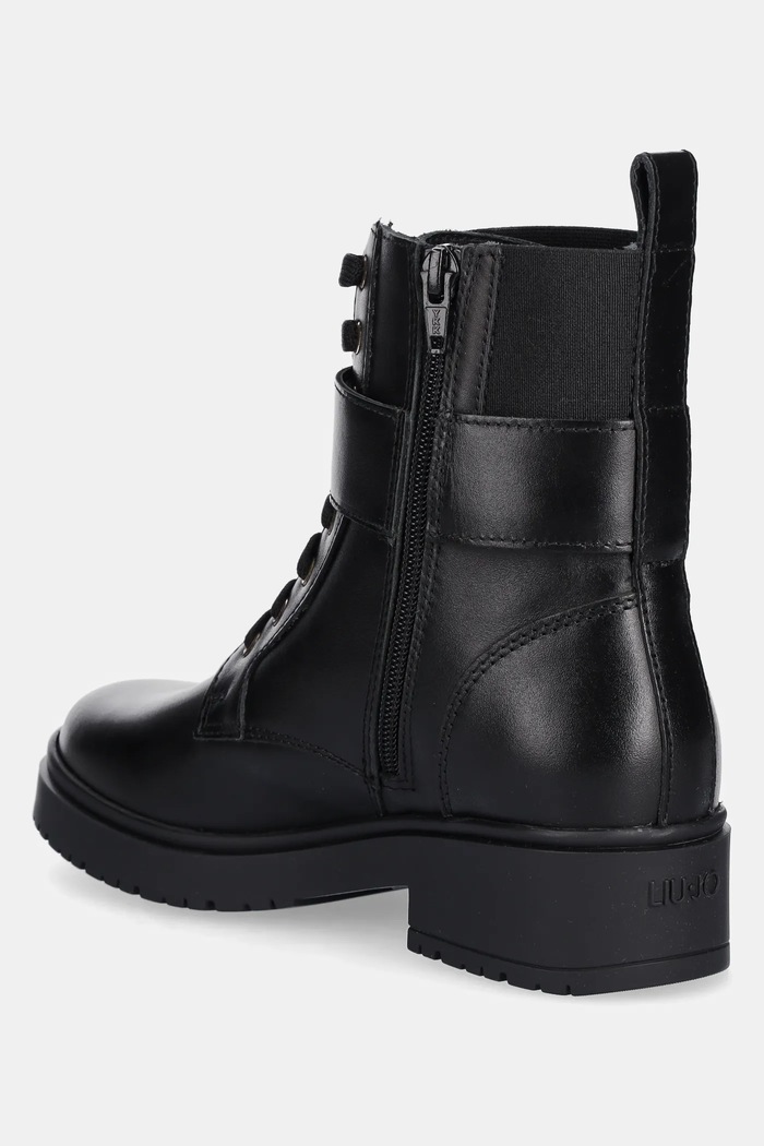Obuwie Liu Jo botki skórzane NEW NANCY ECO 2-1 SA5201PX24122222 czarny