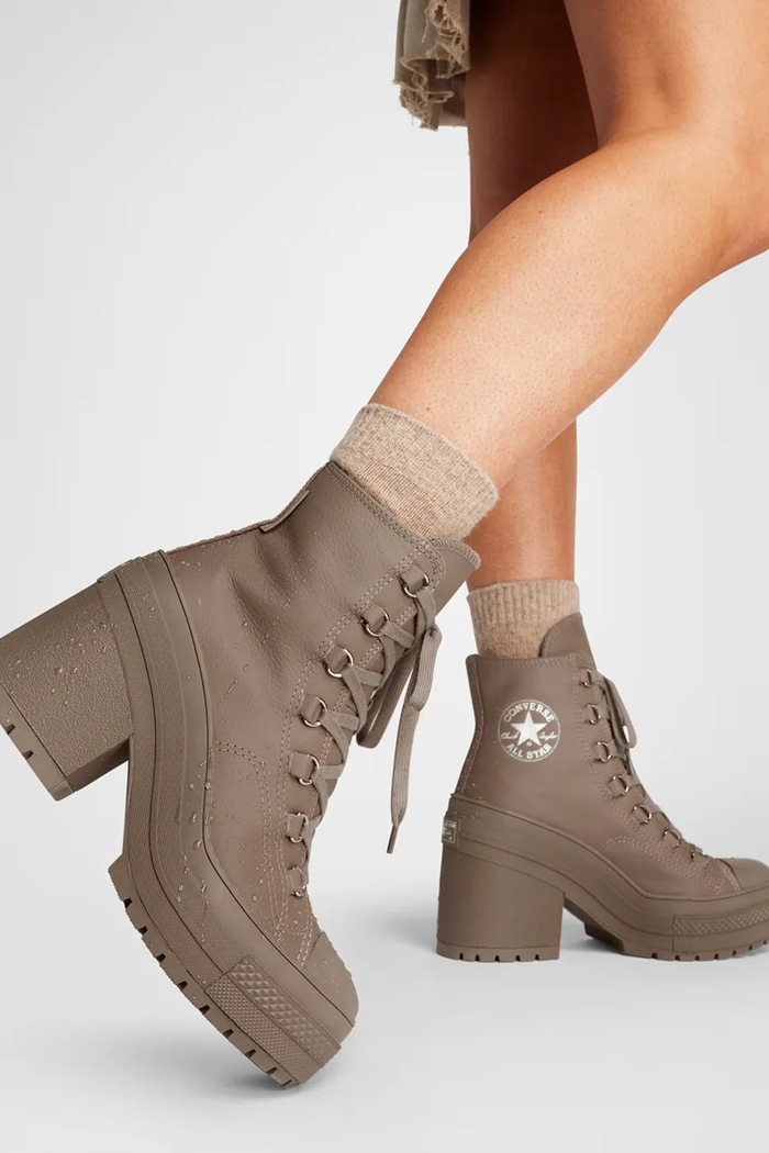 Converse Кожаные полусапожки Converse Chuck 70 De Luxe Heel A13064C