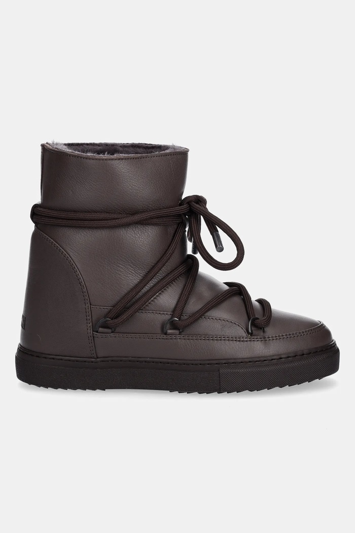 Inuikii leather snow boots Full Leather Wedge 1001.004.0091.152 brown AW25