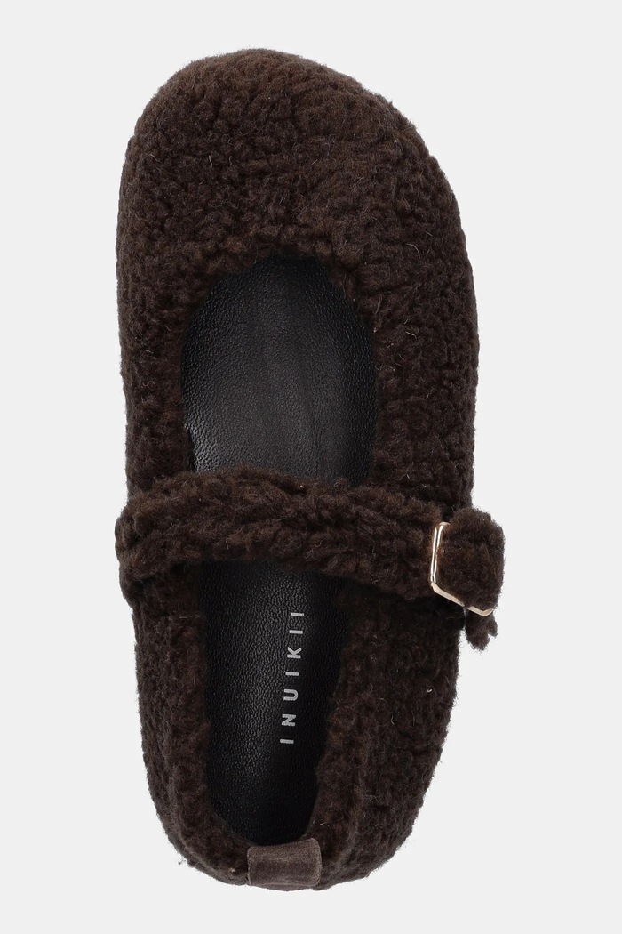 Μπαλαρίνες Inuikii Molly Curly καφέ 1013.003.0091.150