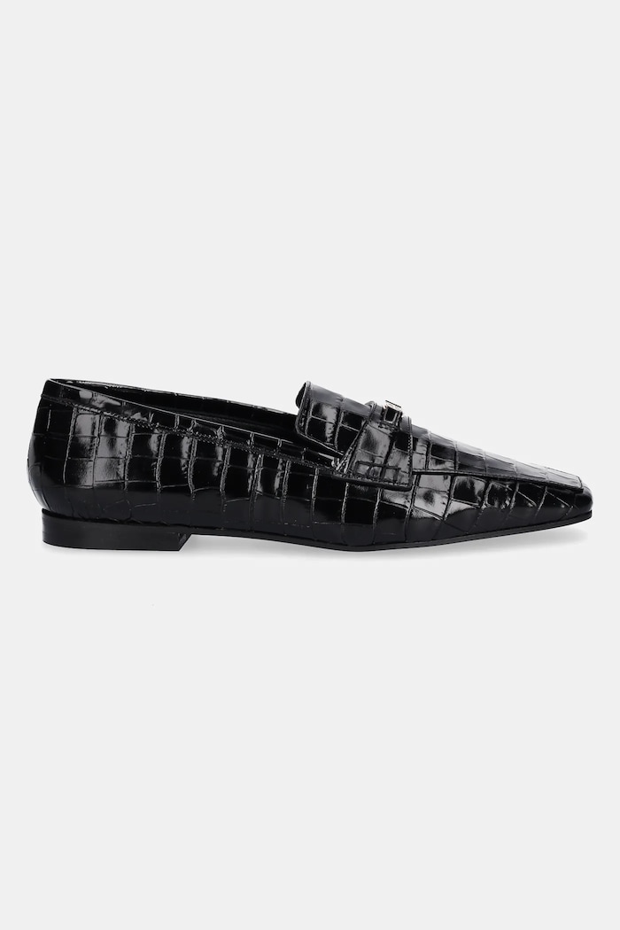 Anine Bing leather loafers freya A.14.11483 black AW25