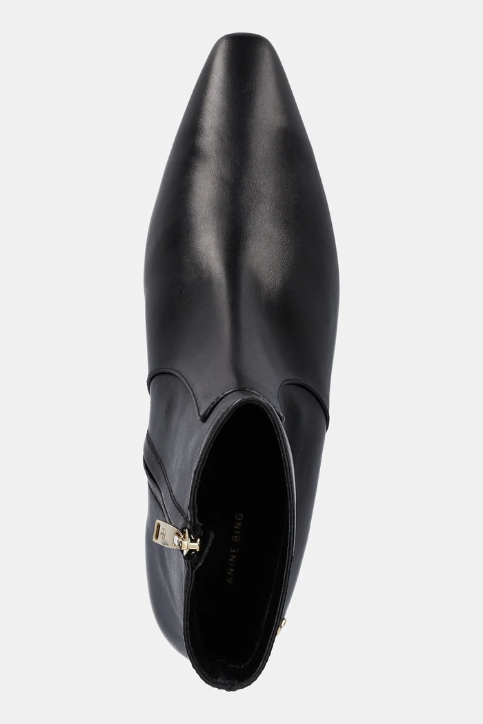 Anine Bing leather ankle boots freya black A.14.11514