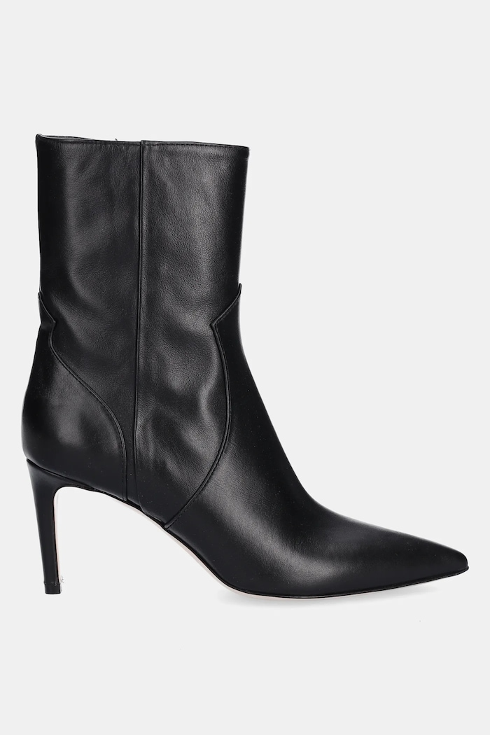 Δερμάτινες μπότες IRO Davy WF38DAVY.BLA01 μαύρο AW25