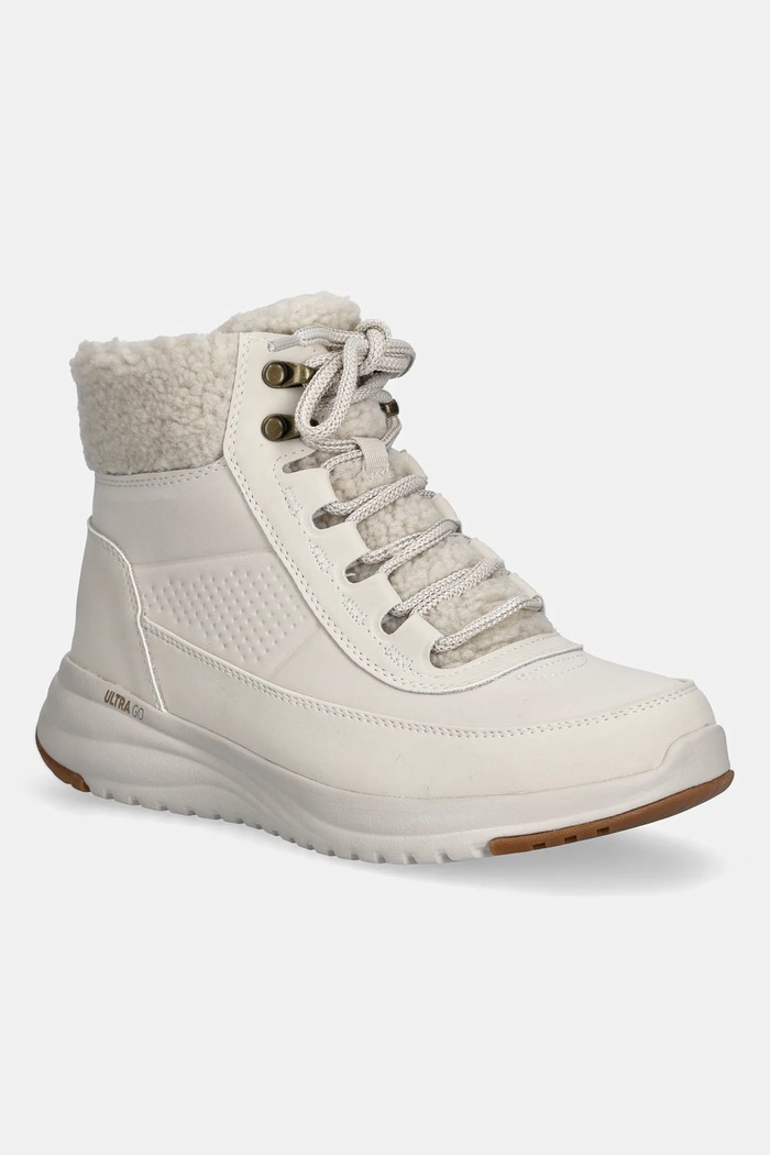 Sněhule Skechers ALPINE ADVENTURE imitace kůže béžová 144756