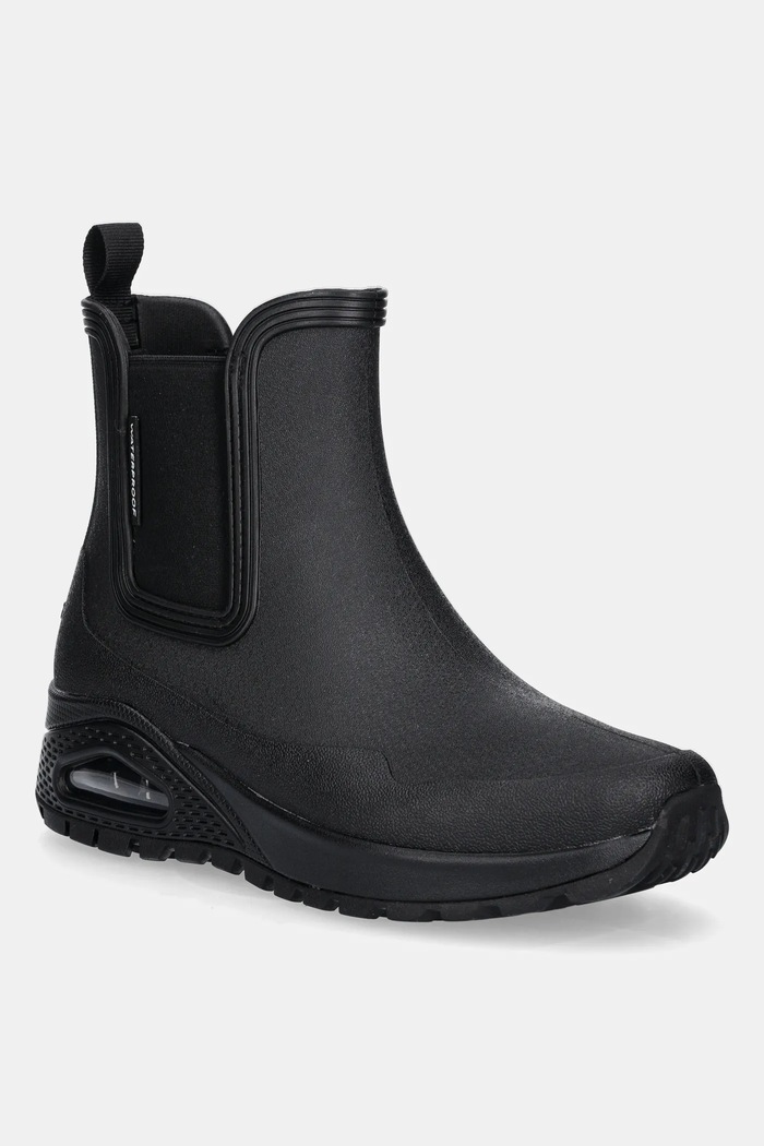 Skechers stivaletti chelsea UNO RUGGED-DANCING N THE RAIN flat nero 177183