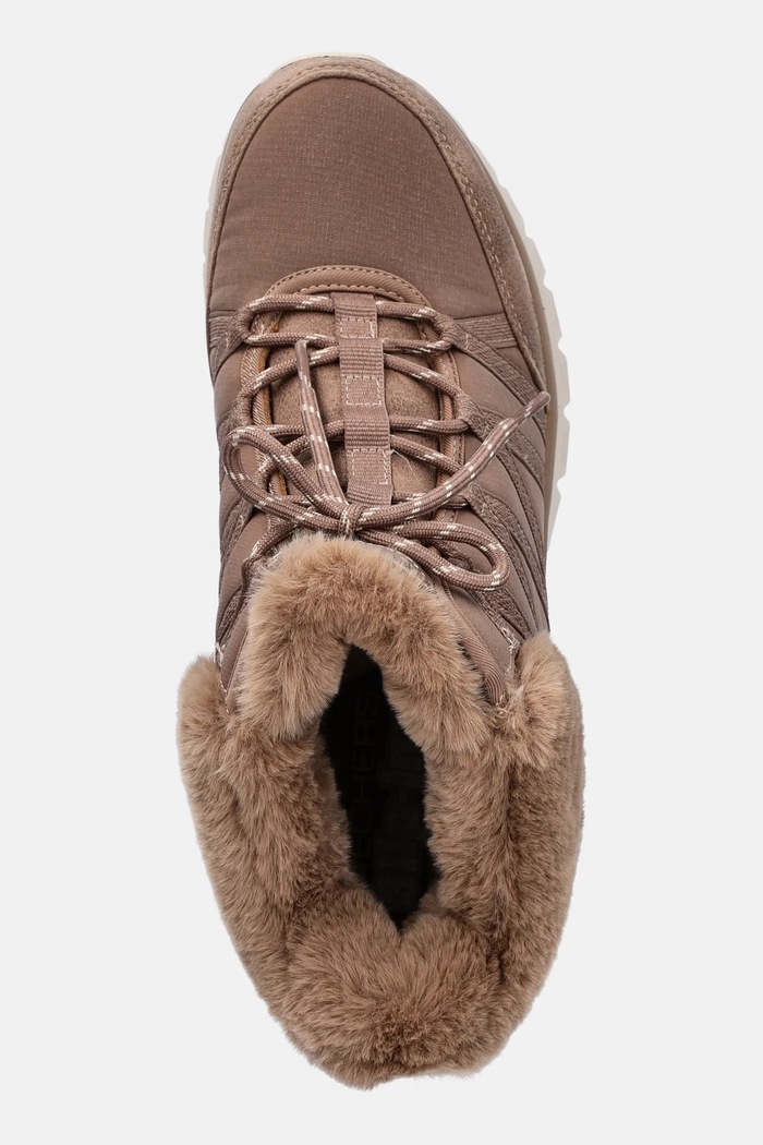 Snehule Skechers GRACEFUL - COZY STROLLS hnedá 168100.D