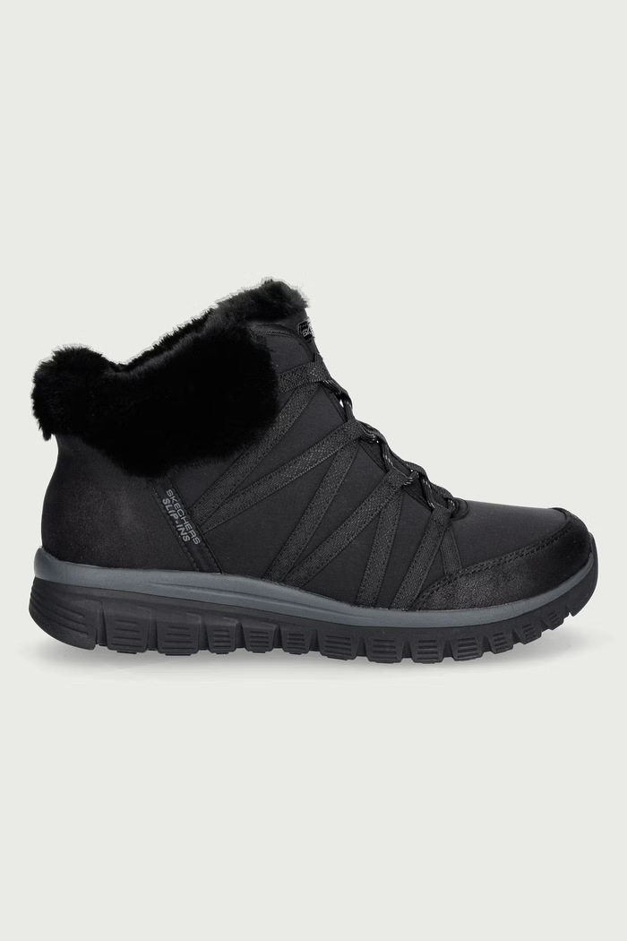 Skechers GRACEFUL - COZY STROLLS śniegowce damskie 168100.D czarny AW25