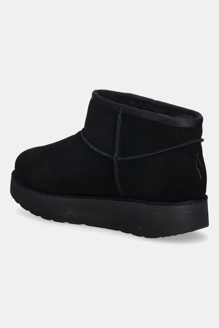 Boty Semišové sněhule Skechers KEEP COZY 169143 černá