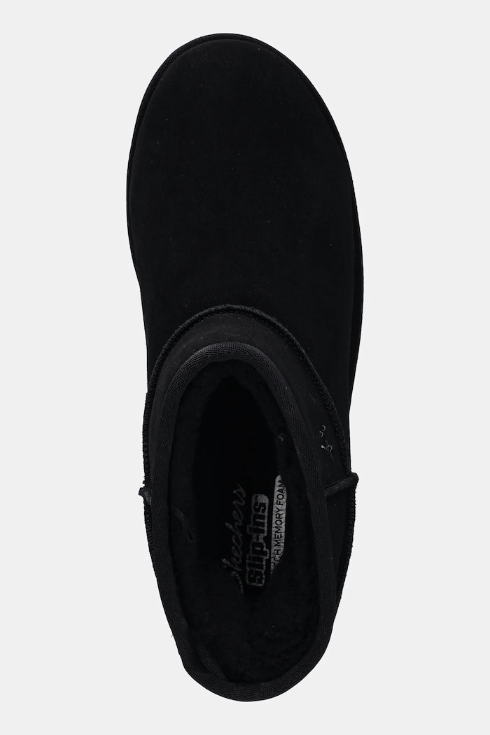 Semišové sněhule Skechers KEEP COZY černá 169143
