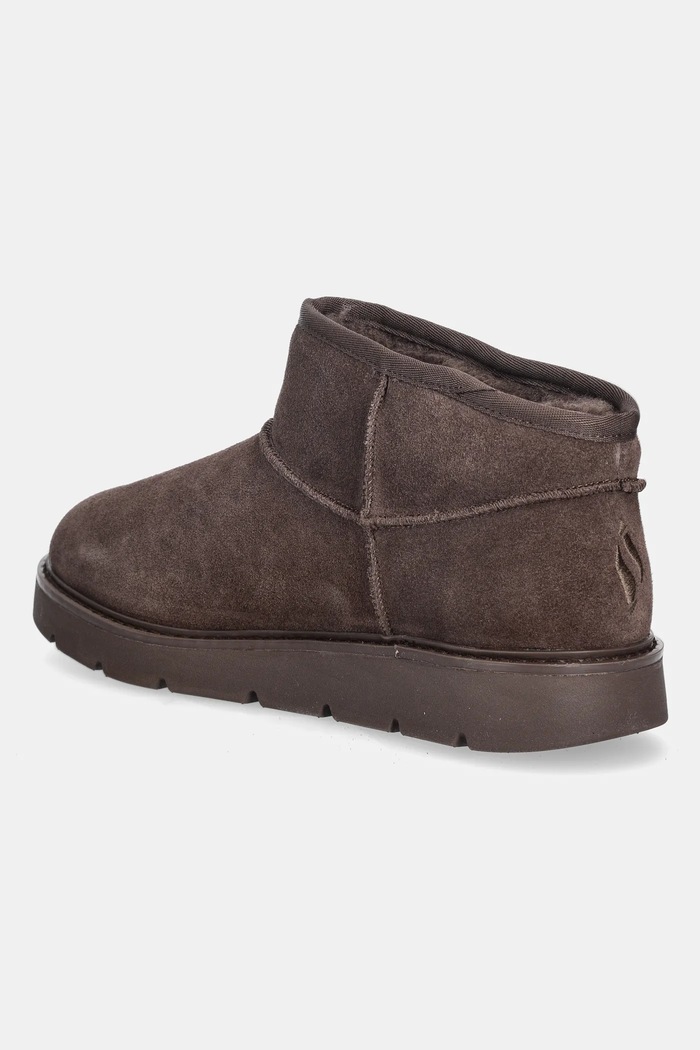 Obutev Snežke iz semiša Skechers KEEPSAKES COZY - COZY MINI 167848 rjava