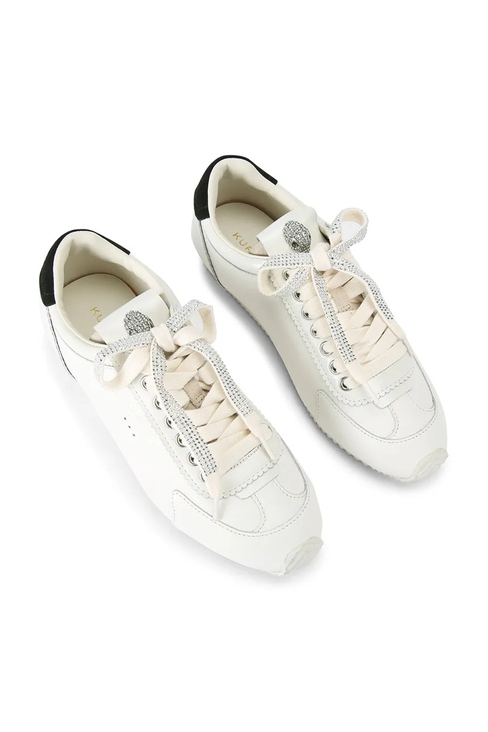 Kurt Geiger London sneakersy skórzane Islington Sneaker 4396013109 biały AW25