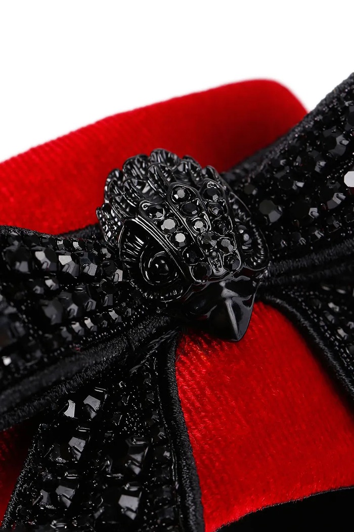 Šlapky Kurt Geiger London Kensington Bow Flat Sdl červená 655750789
