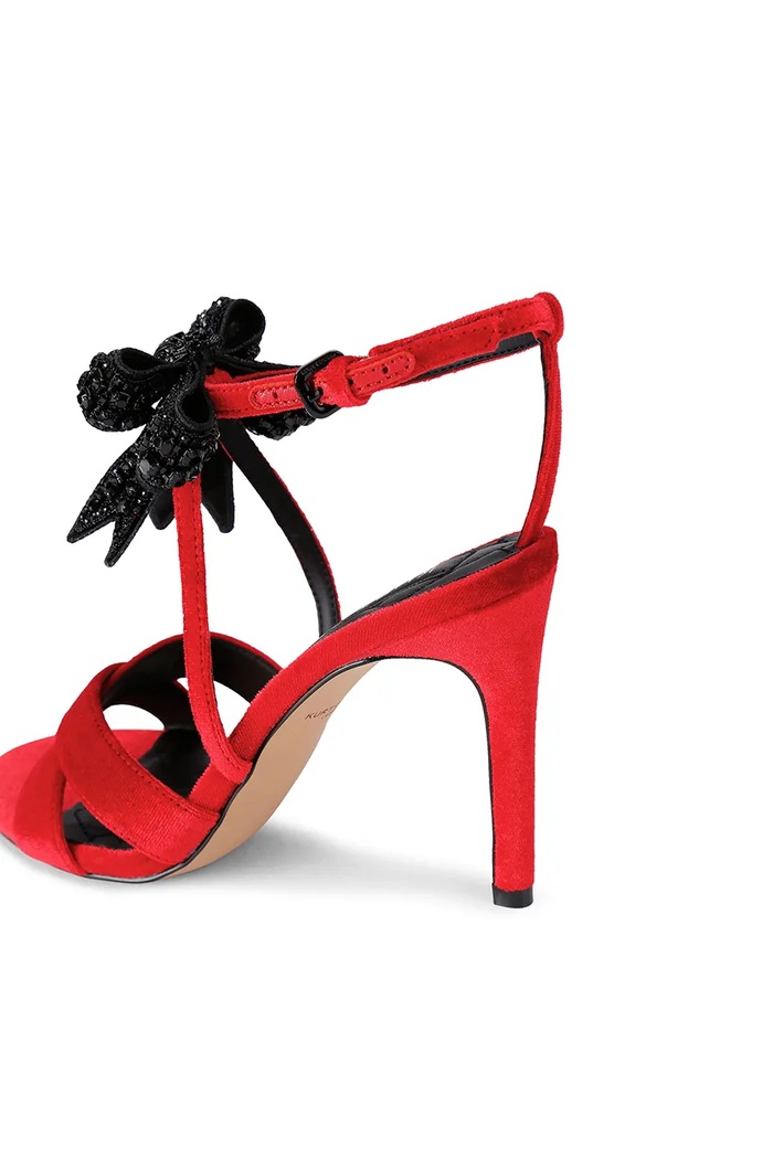 Kurt Geiger London szandál Bow High Sandal 4991350789 piros