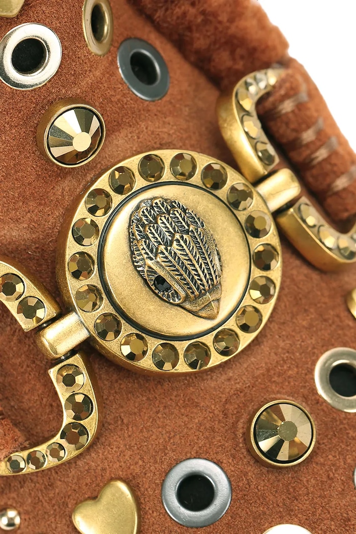 Semišové snehule Kurt Geiger London Mansion Cosy Boot hnedá 4993936029