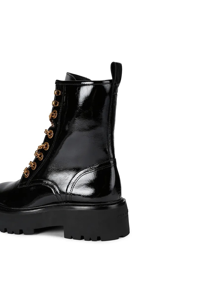 Cipők Kurt Geiger London bőr bakancs Matilda Charm 4993600109 fekete