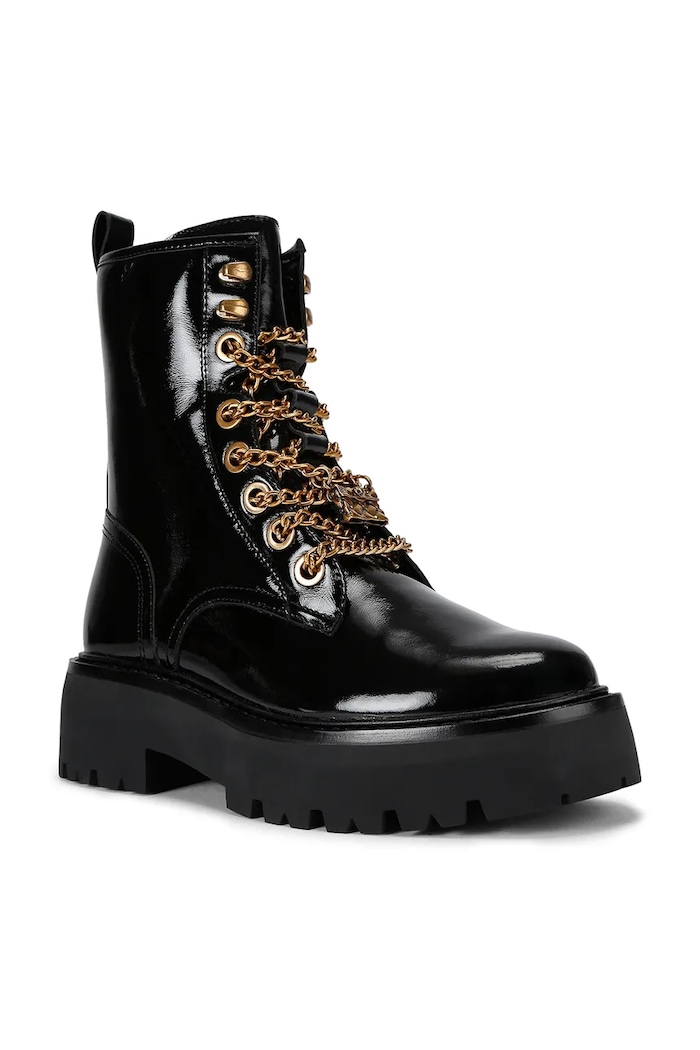 Kurt Geiger London bőr bakancs Matilda Charm fekete 4993600109