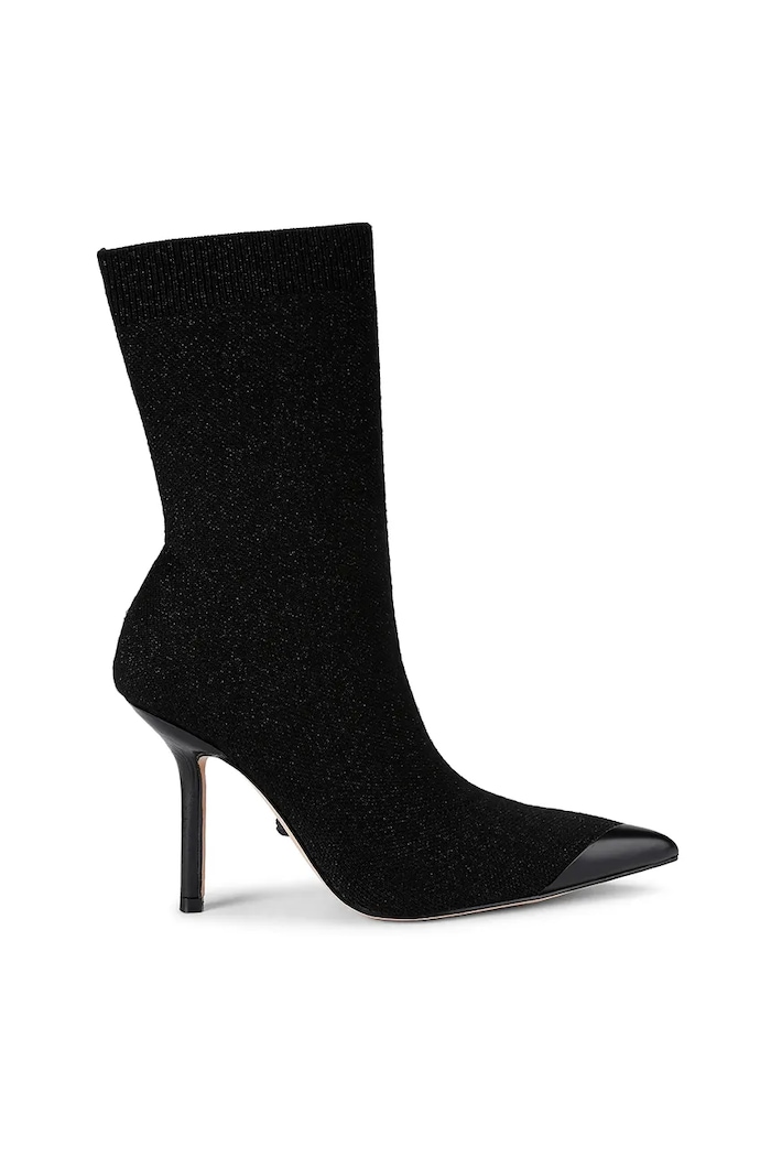 Полусапожки Kurt Geiger London Regent Point Sock Boot без утепления чёрный 4994900609