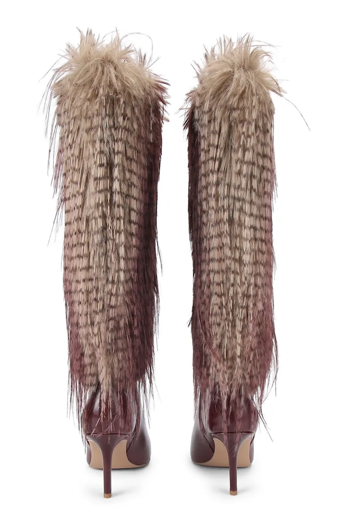 Obuv Kožené čižmy Kurt Geiger London Kensington Knee Boot 85 4993556019 hnedá