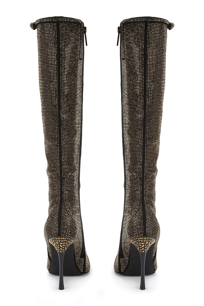 Obuwie Kurt Geiger London kozaki Mayfair Point Knee Boot 4992705609 czarny