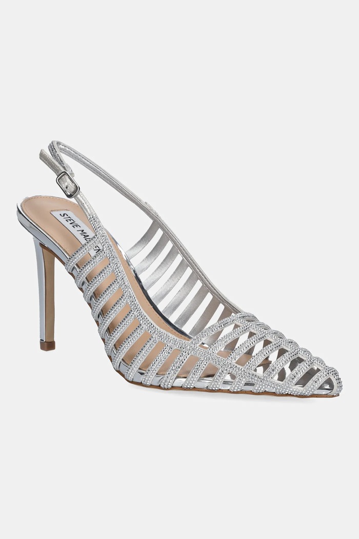 Lodičky Steve Madden Carleigh textilný strieborná 11004836.751