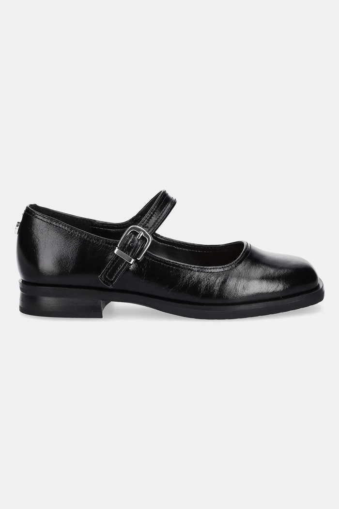 Kožené poltopánky Steve Madden Delancy 11003873.017 čierna AW25