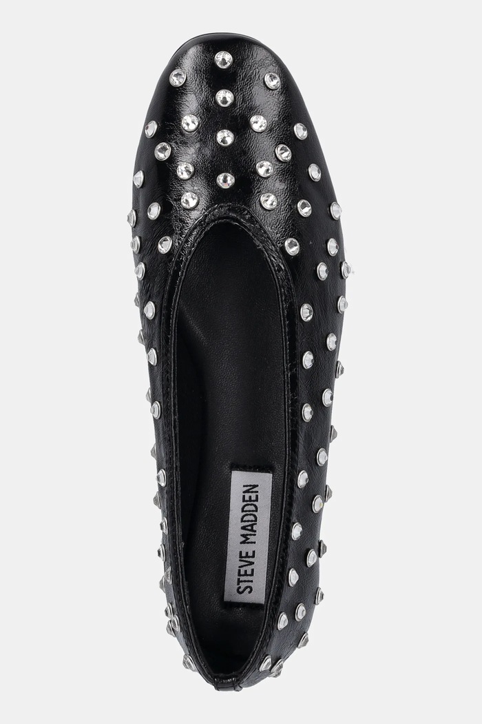 Kožené balerínky Steve Madden Leni-S čierna 11004872.0BC