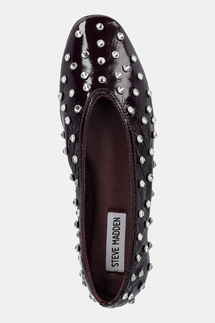 Steve Madden balerini de piele Leni-S burgundia 11004872.DCC