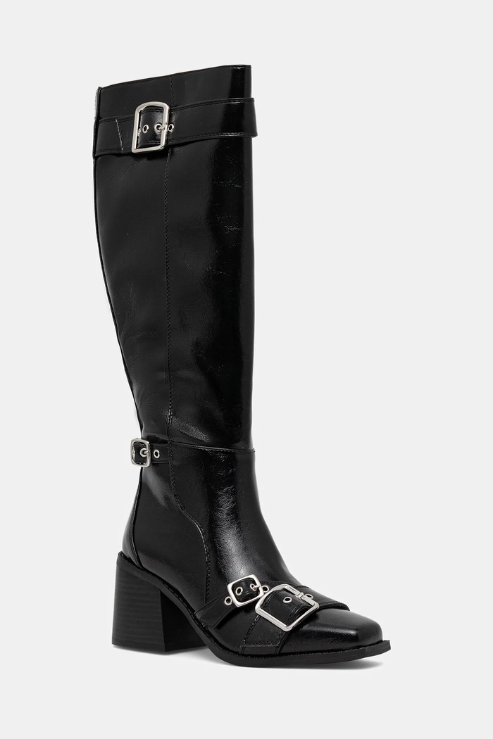 Vysoké čižmy Steve Madden Z-Town nezateplené čierna 11004810.001