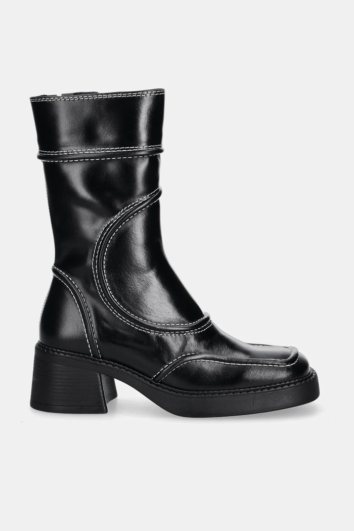 Δερμάτινες μπότες Miista Malene E8.2623 μαύρο AW25