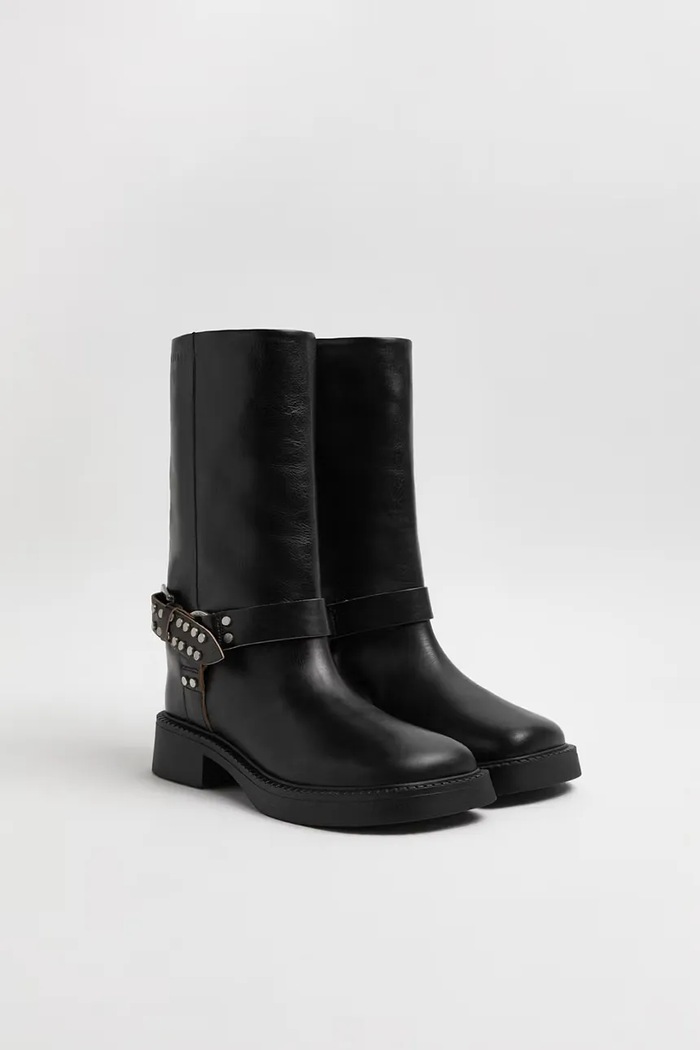 Kožené členkové topánky Miista Maitea E8.3951 čierna AW25