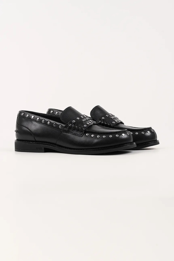 Kožené mokasíny Karl Lagerfeld MIA KL42125S.00S čierna AW25