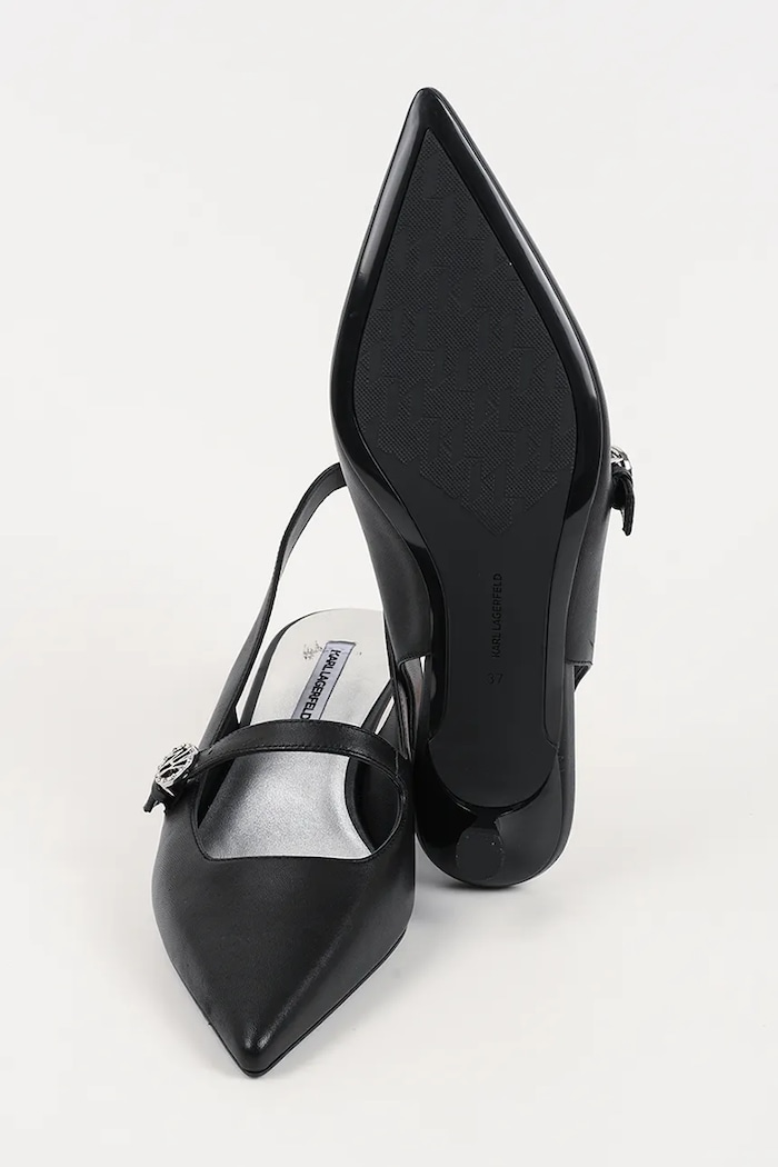 Karl Lagerfeld stilettos de piele PASHA KL30117.000 negru