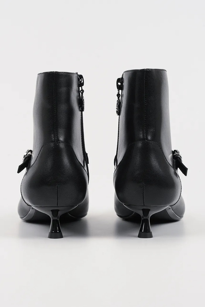 Obuwie Karl Lagerfeld botki skórzane PASHA KL30168.000 czarny