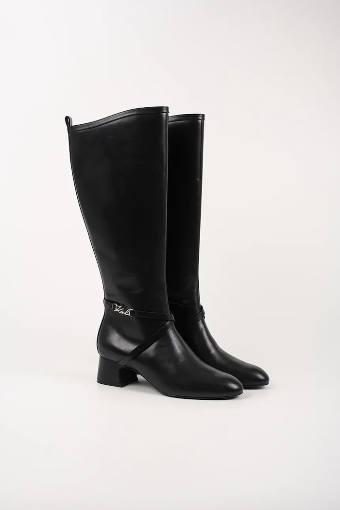 Karl Lagerfeld kozaki BONNIE KL30375.000 czarny AW25
