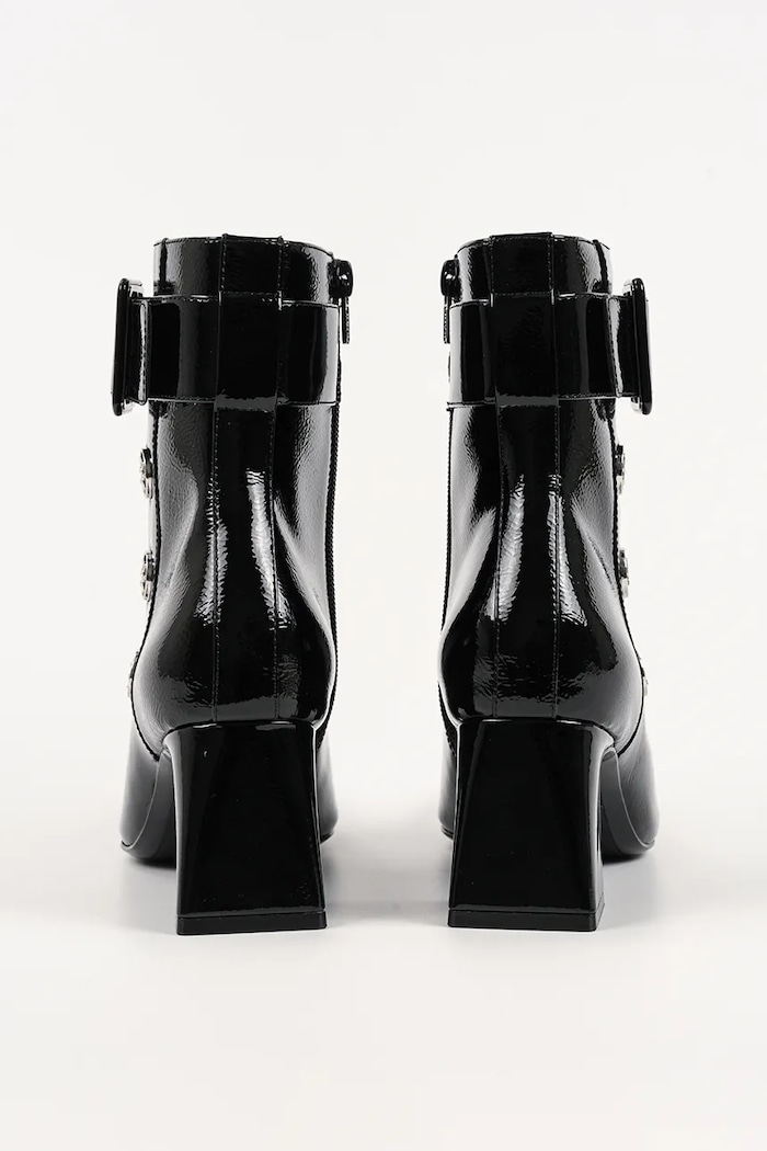 Obuv Kožené členkové topánky Karl Lagerfeld BEATA KL31455A.100 čierna