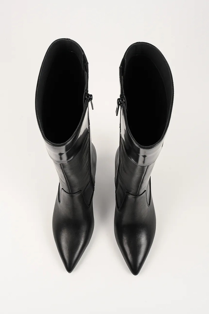 Vysoké čižmy Karl Lagerfeld SIENNA čierna KL32775.000