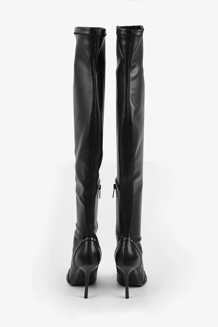 Obuv Vysoké čižmy Karl Lagerfeld SARABANDE KL30987.F0X čierna